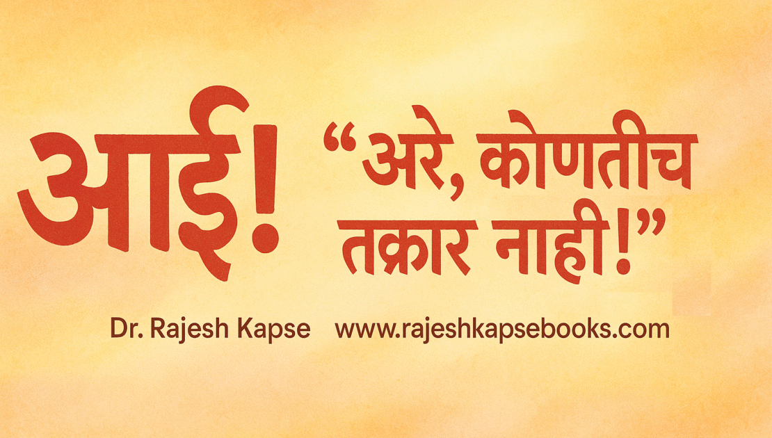 आई ! "अरे, कोणतीच तक्रार नाही!"